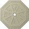 Ekena Millwork Spring Octagonal Ceiling Medallion (Canopies up to 3"), 29 1/8"OD x 2 1/4"ID x 1 1/8"P, Clear Yellow CM30SPCYF - alternate 1
